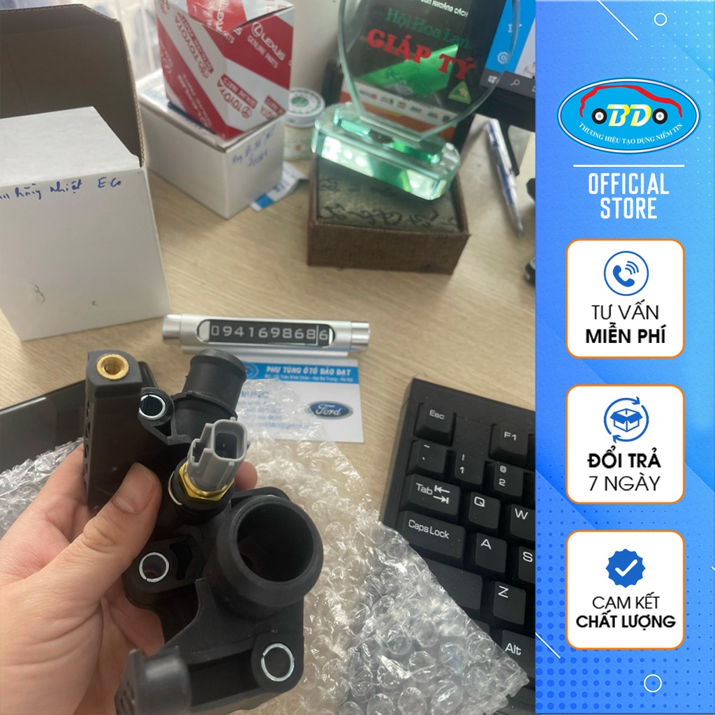 Chia nước Ecosport, Fiesta 1.5, Focus lắp cảm biến nhiệt độ nước - 7M5G8K556AC