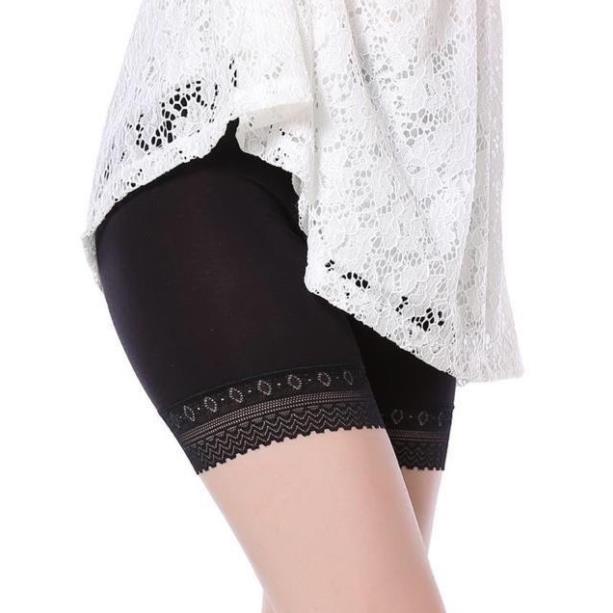 Quần Đùi Mặc Trong Váy Cotton Viền Ren Form To - LADY