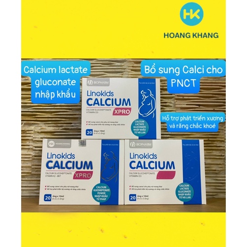LINOKIDS CALCIUM XPRO CALCI cho mẹ Bầu