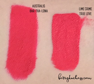 SON KEM LIME CRIME VELVETINES.