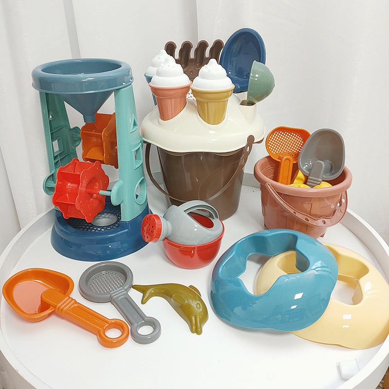 Bộ đồ chơi xúc cát bãi biển Zhan Qi Toys thú vị cho trẻ em