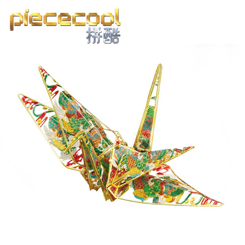 Mô Hình 3D Kim Loại Piececool Con Hạc May Mắn