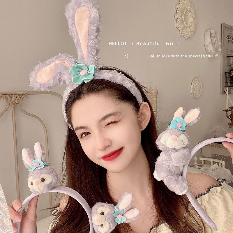 Băng Đô Tai Thỏ 2022 Bằng Lông Nhung Dễ Thương Xinh Xắn Dành Cho Nữ