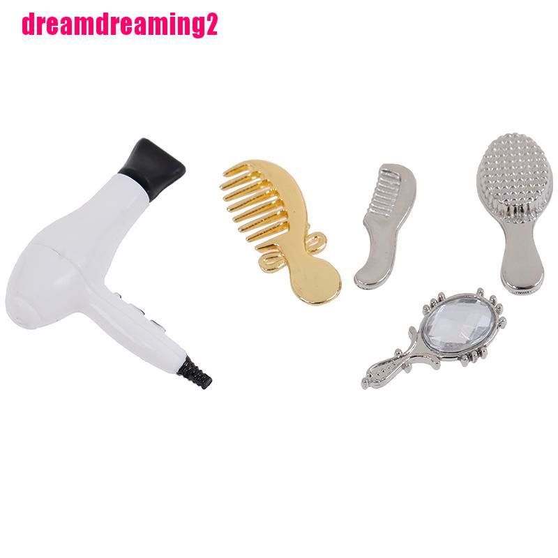 Bộ 5 Lược Chải Tóc Tỉ Lệ 1: 12 Cho Búp Bê Tỉ Lệ 1: 12