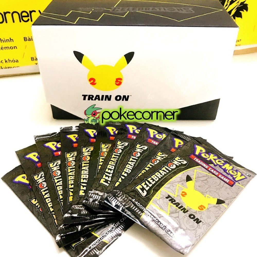 (Siêu rẻ) 01 Pack lẻ thẻ bài Pokemon tcg Celebrations 25th Anniversary Kỉ niệm 25 năm Celebration - Shop PokeCorner !!!!