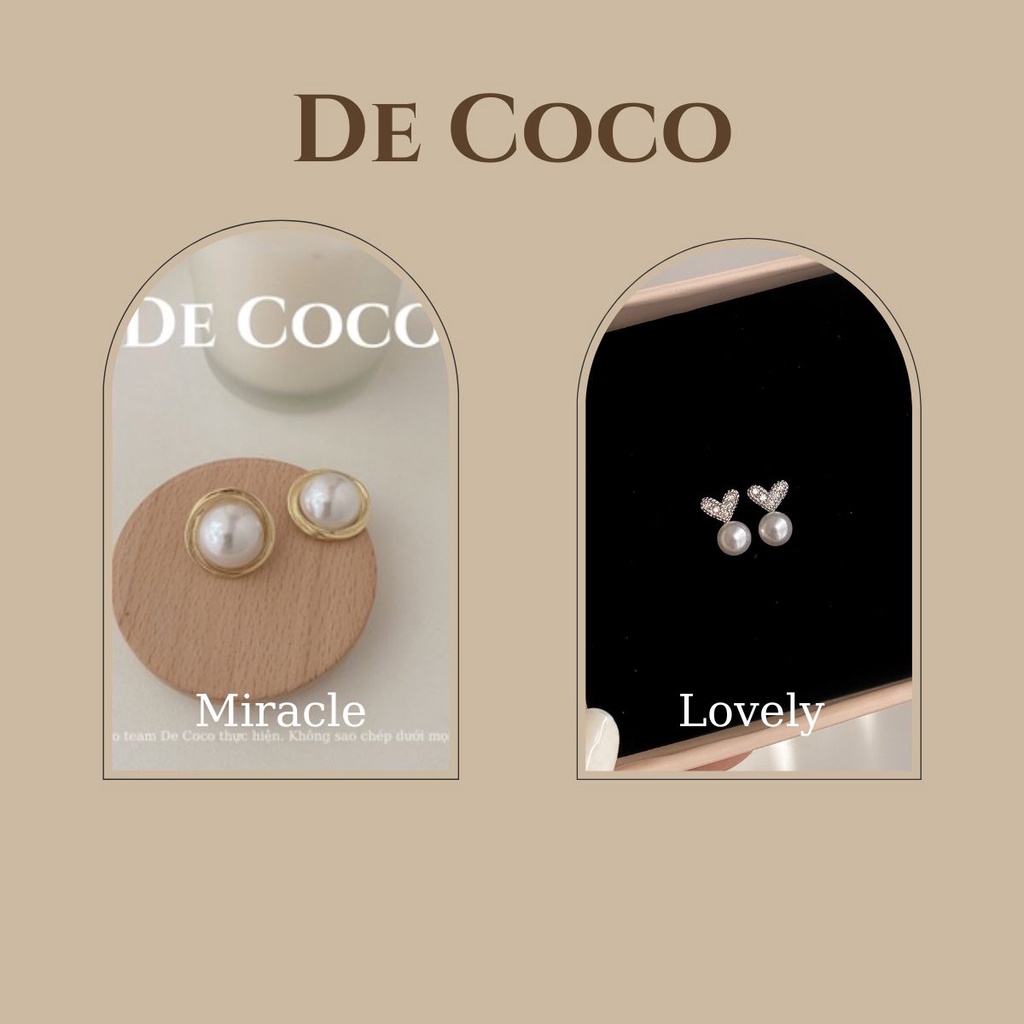 Khuyên tai nữ DECOCO ACC Tiamo