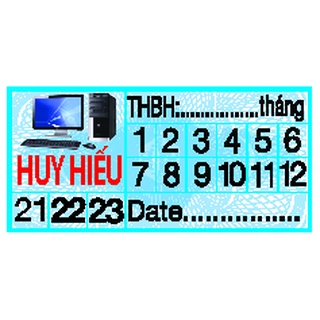 Tem decal vỡ 6000 cái 2x1cm