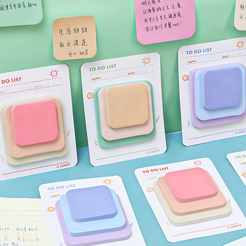 Set Giấy Note Ghi Chú Nhiều Màu Sắc
