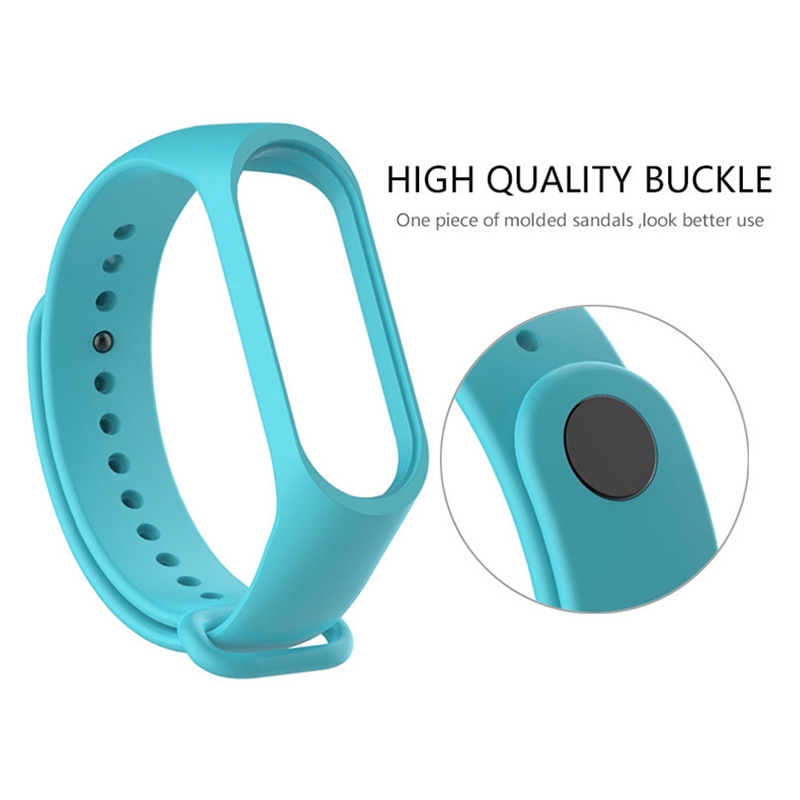 Dây đeo silicone nhiều màu thay thế cho Xiaomi Mi Band 3