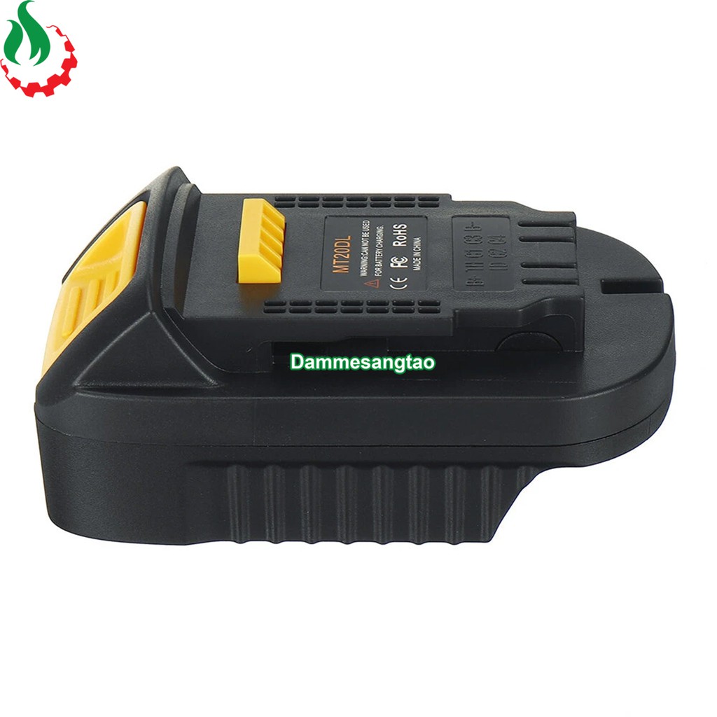 DMST Đế chuyển pin Makita 18V sang máy Dewalt 18V