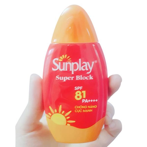 Sunplay Super Block SPF81, PA++++: Sữa chống nắng cực mạnh- 30GR