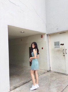 Đầm hoa 2 dây