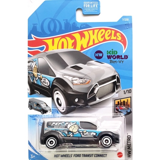 Xe mô hình Hot Wheels basic Ford Transit Connect GTC19, 40K.