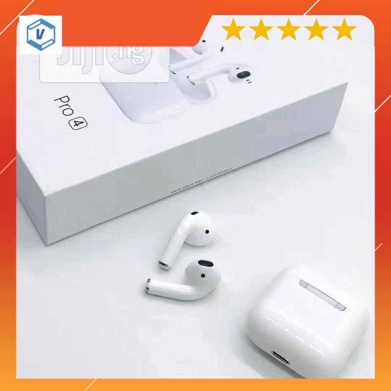 Tai nghe bluetooth không dây ap pro 4 - Âm Thanh Sống Động, cảm ứng 1 chạm, đổi tên , định vị -  [FULL BOX]