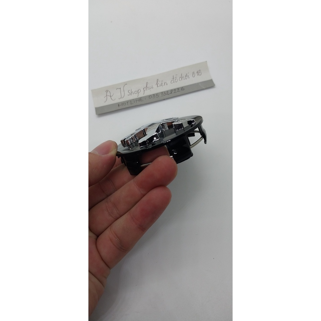 1 chiếc Logo chụp mâm, ốp lazang bánh xe ô tô Peugeot đường kính 60mm