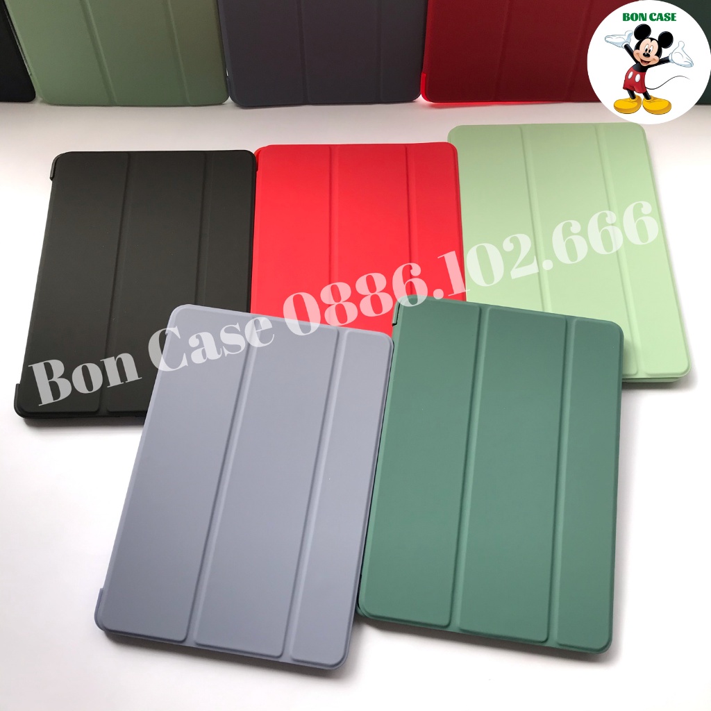 Ốp ipad silicon Chất đẹp đa màu sắc ốp ipad Air 4 -Gen 5-6-7-8-9 -Pro 11-9.7-10.5 -Air 1-2-3...BON CASE
