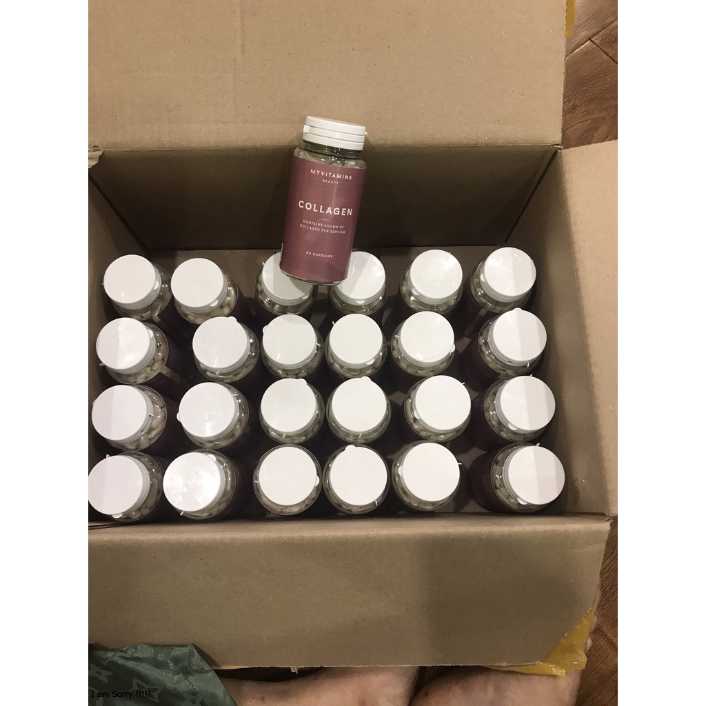 Viên uống Collagen thuỷ phân Myvitamins 90 viên của Pháp
