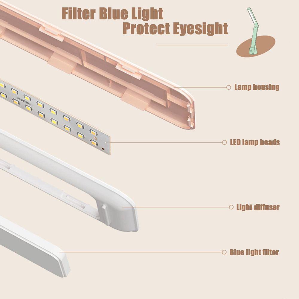 SUENIN Đèn LED Để Bàn Có Thể Gập Lại Được