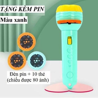 Đèn bin chiếu  hình  cho bé  (80 hình )