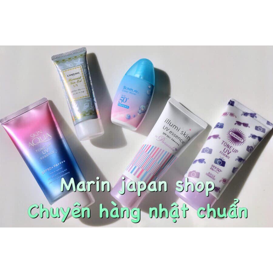 (SALE 350k -&gt; 235k )KEM LÓT CHỐNG NẮNG-MERMAID SKIN GEL UV CANMAKE NHẬT BẢN