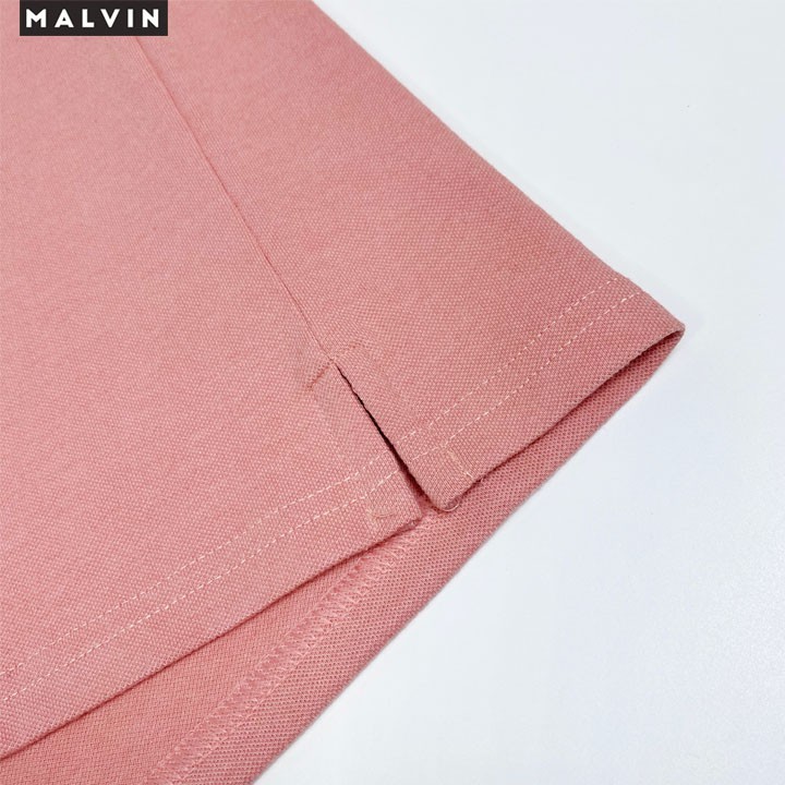 Áo Polo Nam có cổ BASIC màu Hồng vải cotton cá sấu chất đẹp Trẻ Trung Cá Tính MALP009 - Malvin Official | BigBuy360 - bigbuy360.vn