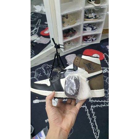 (BP SNEAKER) Giày JD Cao Nâu Nai Au