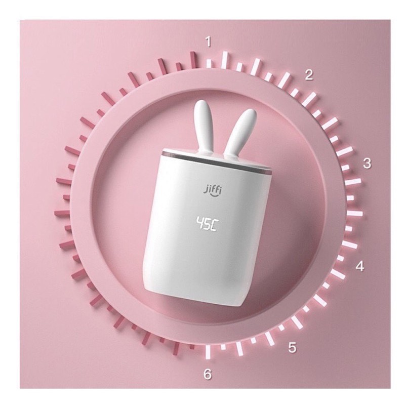 [HCM] CÓ SẴN - BH12m- Máy hâm sữa di động cầm tay Jiffi + cổ nối các loại