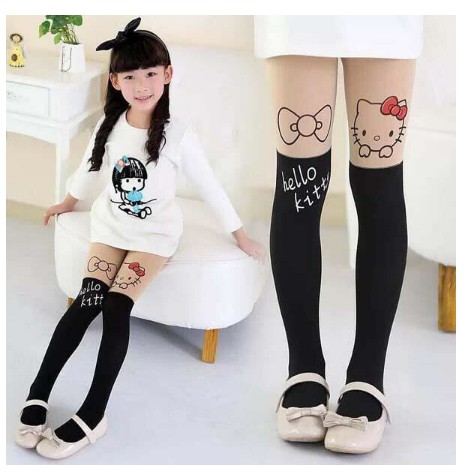 Quần tất giả boot siêu cute cho bé gái, Quần tất cho bé gái 3 -12 tuổi