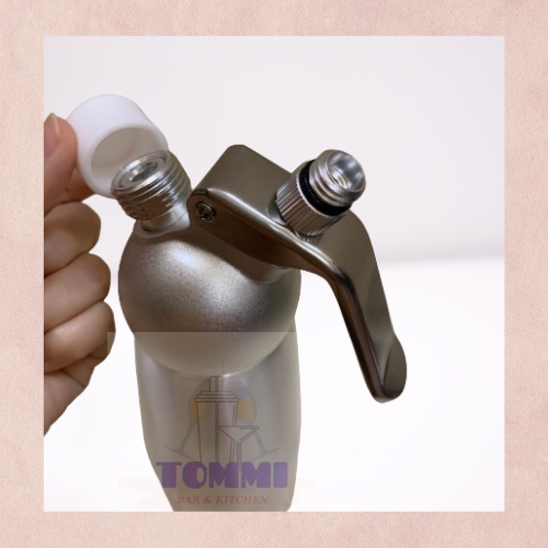 Bình Xịt Kem WHIPPER CREAM Hàng Chính Hãng Bình Xịt Kem Tươi 500ml và 1L Dụng Cụ Pha Chế
