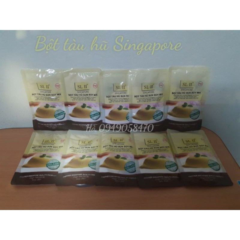 Bột tàu hũ Singapore Sun Soy Mix 90g/gói