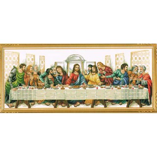 Tranh thêu chữ thập Bữa tiệc ly A819 189*83cm