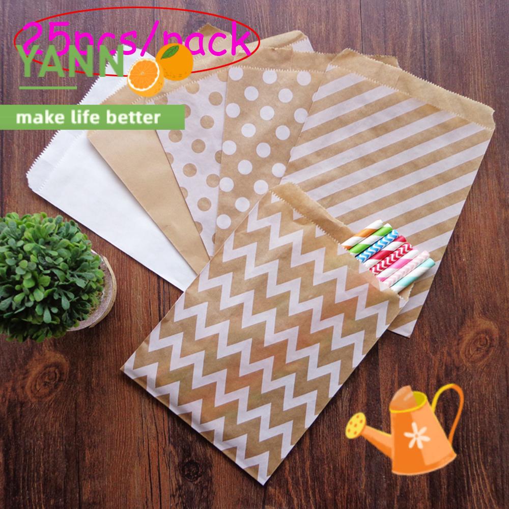 Bộ 25 Túi Giấy Đựng Bánh Kẹo Tiện Lợi