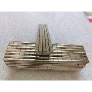 Bộ 100 viên nam châm vĩnh cửu mạ niken 4x6mm