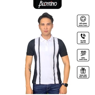 Áo Polo nam Blentino .Áo thun nam có cổ vải cotton da cá, thấm hút mồ hôi PL18-S