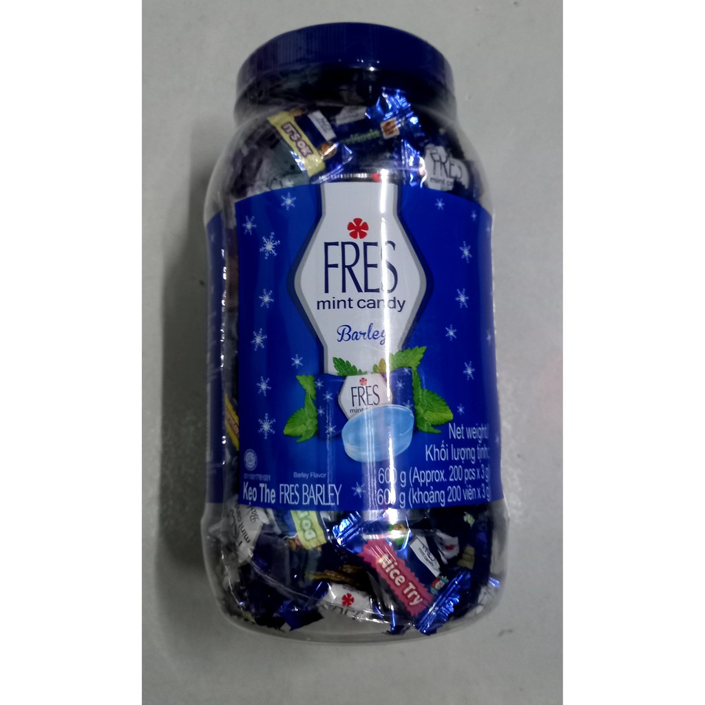 Kẹo Fres bạc hà 600g