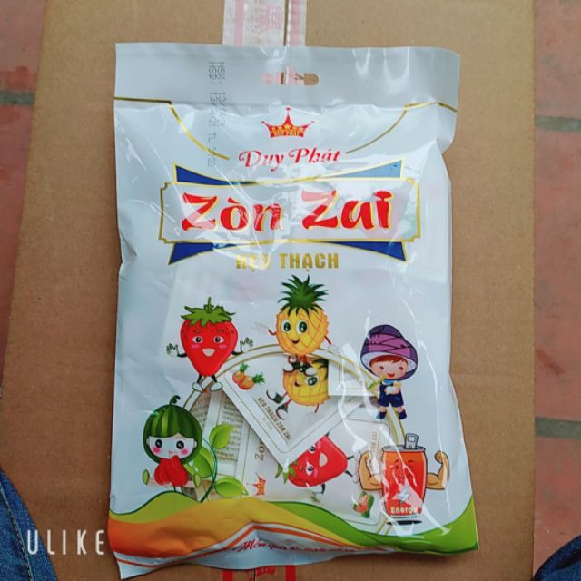 KẸO THẠCH ZÒN ZAI thạch rau câu 🍓🍍 giòn dai