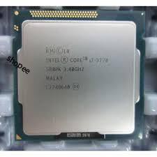 CPU intel core i 7-- 3770 ,i7--2600 Tray không box+tản