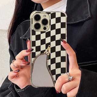 Ốp Lưng Gương Chống Sốc Caro đủ dòng điện thoại