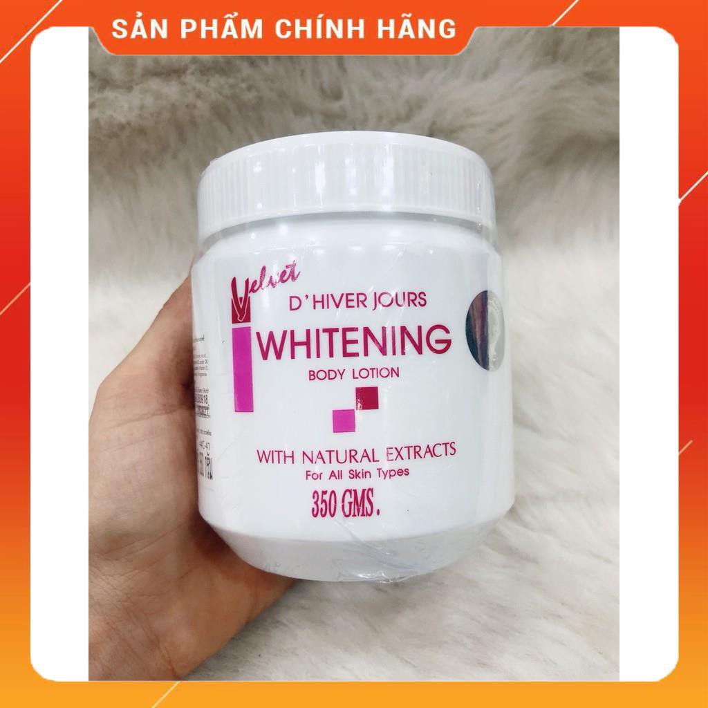 KEM DƯỠNG THỂ VELVET D' HIVER JOURS WHITENING TRẮNG DA THÁI LAN