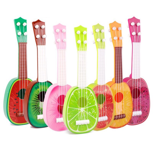 Đàn Guitar Mini Trái Cây Giúp Bé Cảm Thụ Âm Nhạc