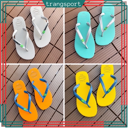 Dép kẹp nam havaianas tông nam Thái Lan đi biển full box dép lào nam havanas xỏ ngón thời trang cao su