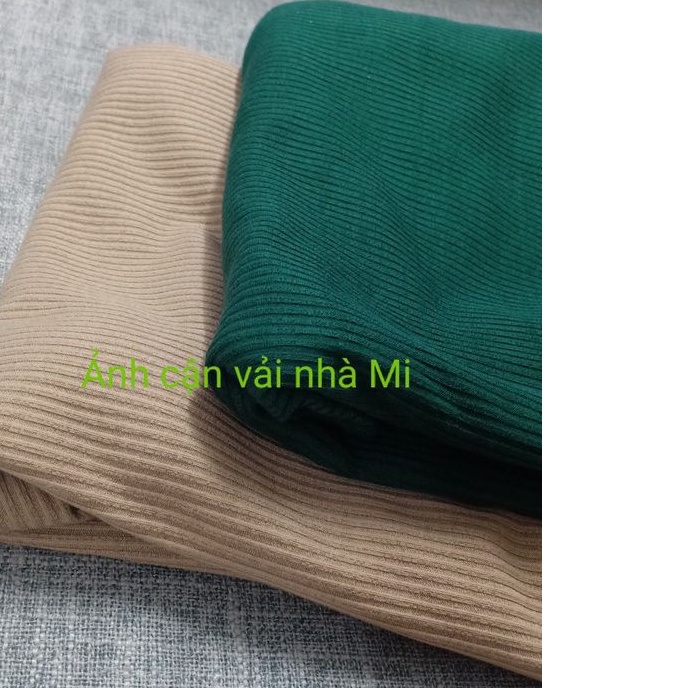 Đầm cổ lọ nhún chất thun gân tay ngắn 2 màu đen - xanh MIDORI247