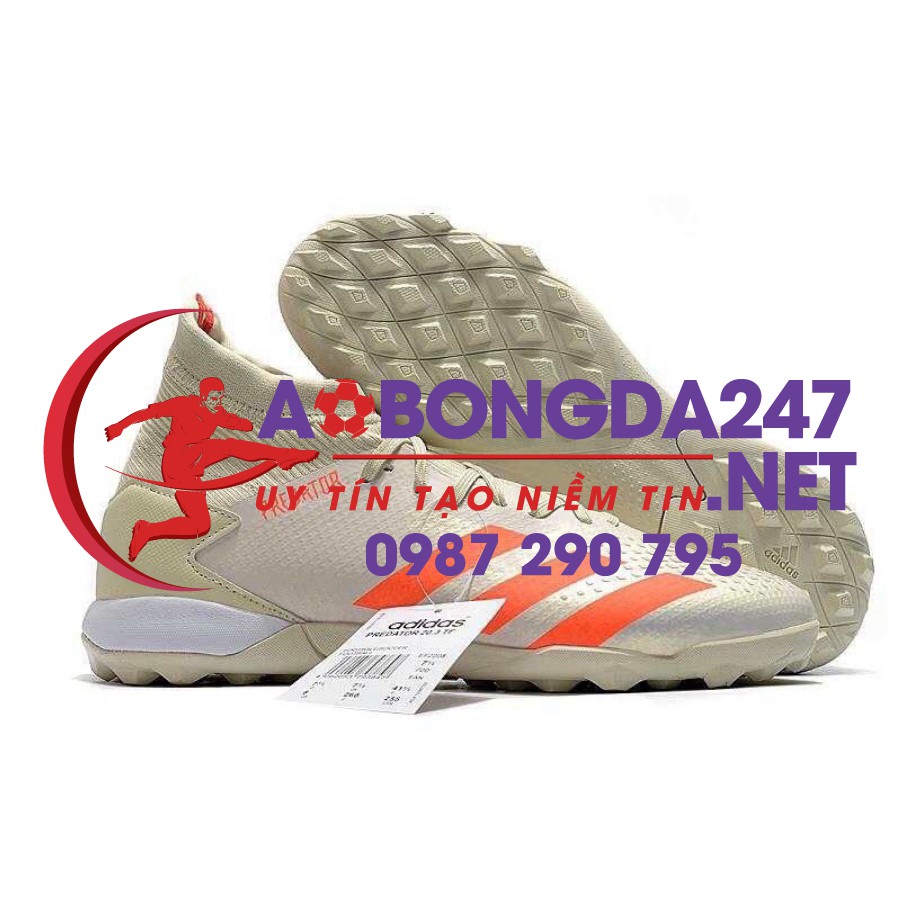 Giày Adidas predator II (trắng cam)