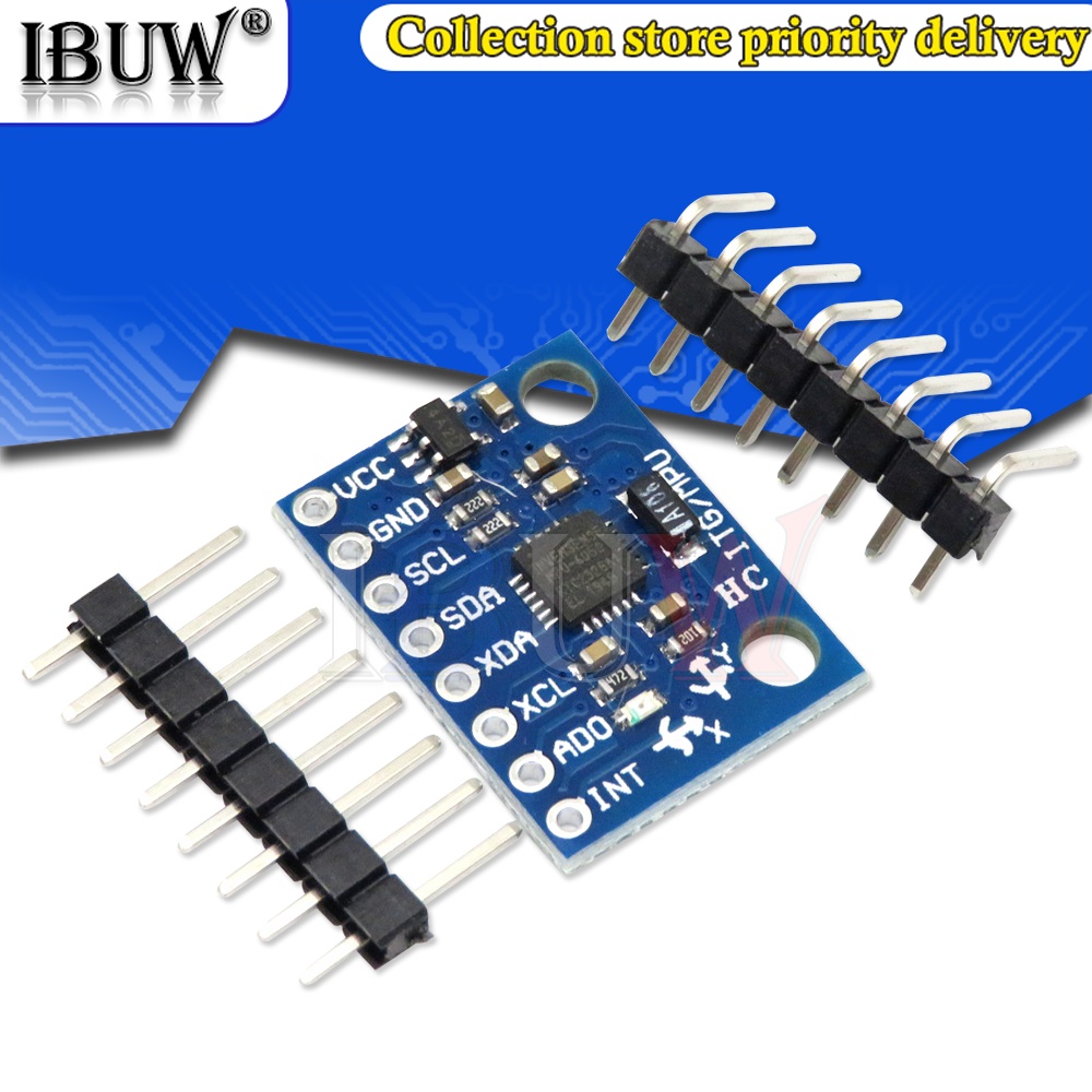 1 Mô Đun Cảm Biến Xoay 3 Trục GY-521 MPU-6050 MPU6050 + Mô Đun 3 Trục