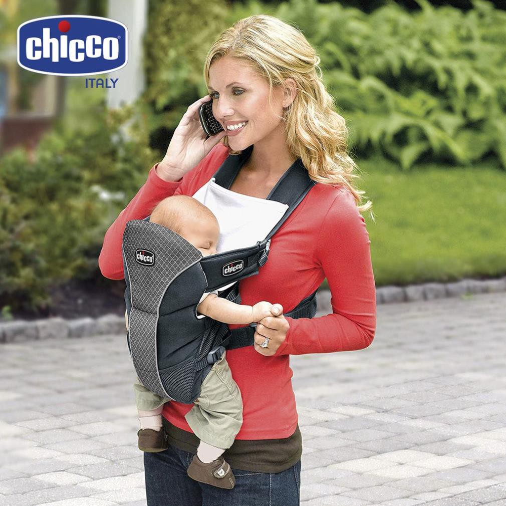 Địu Chicco Ultrasoft ghi trám/ghi silver