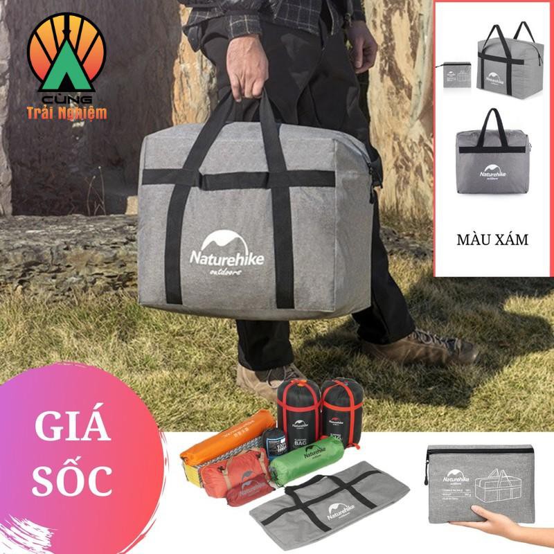 Túi Đựng Đồ Dã Ngoại Dung Tích Lớn 45L NatureHike NH17S021-M Chống Thấm Nước, Đa Năng, thay thế Valy, Balo