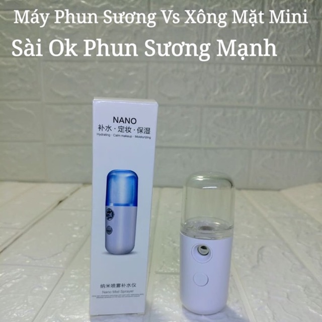 Máy phun dương với xông mặt mini