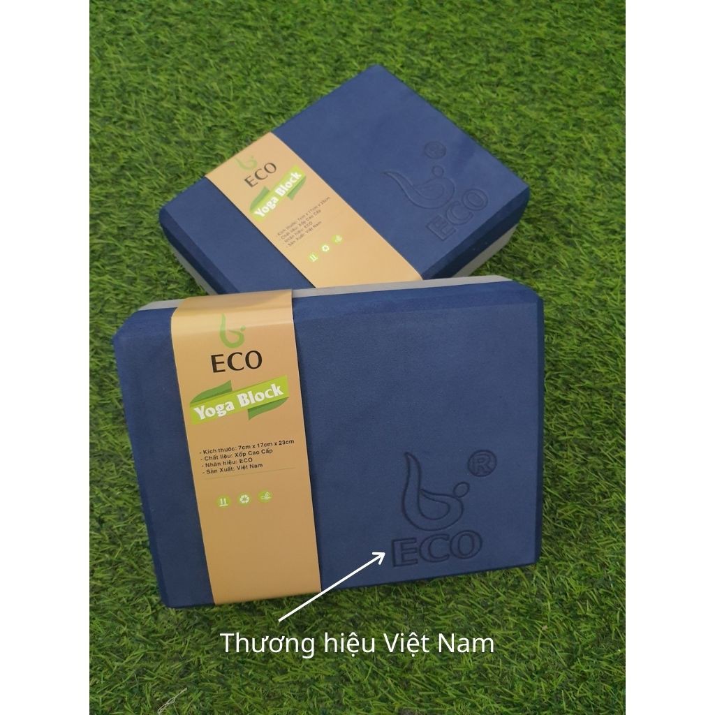 Gạch Tập Yoga Thương Hiệu ECO, Gạch 300g Không Lún, Đầm Tay S1GACH