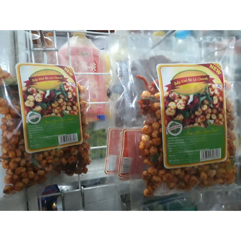 Ngô nếp sấy khô bò lá chanh 150g