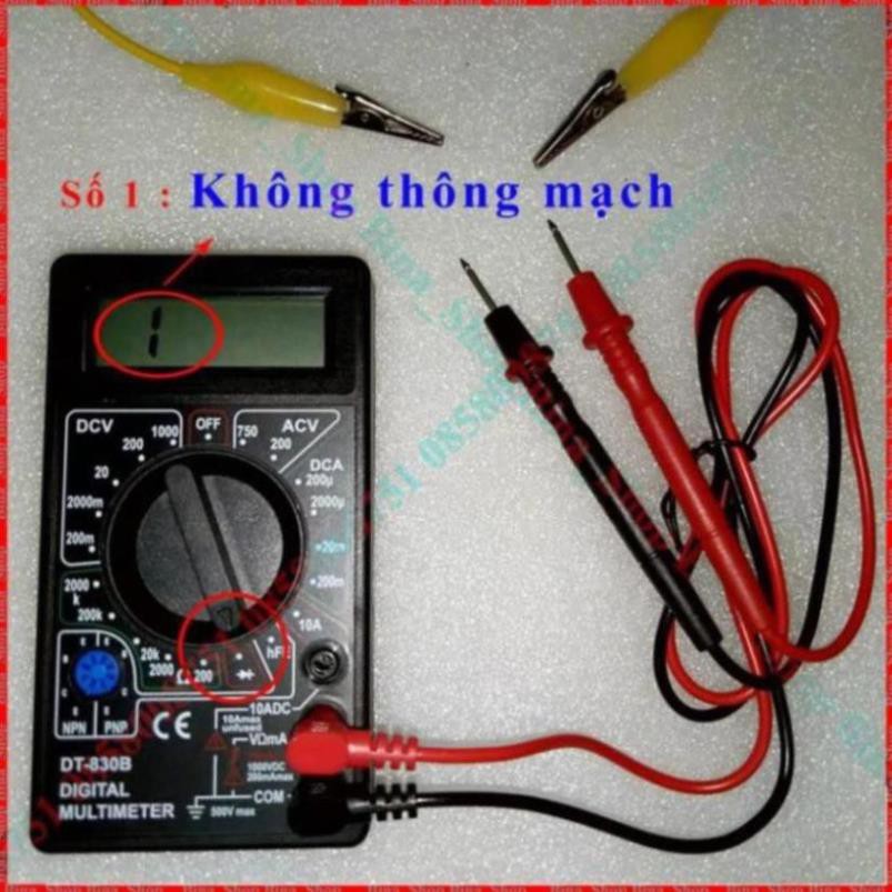 🏅🏅 Đồng Hồ Vạn Năng Bỏ Túi DT-830-B Đã Có Pin 9V